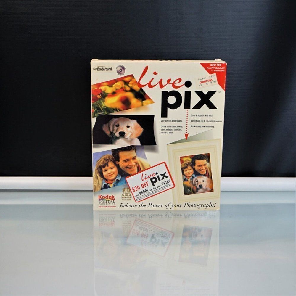 Live Pix Windows 1997 CD ROM With User Guide And Installation - Picture 8 of 9